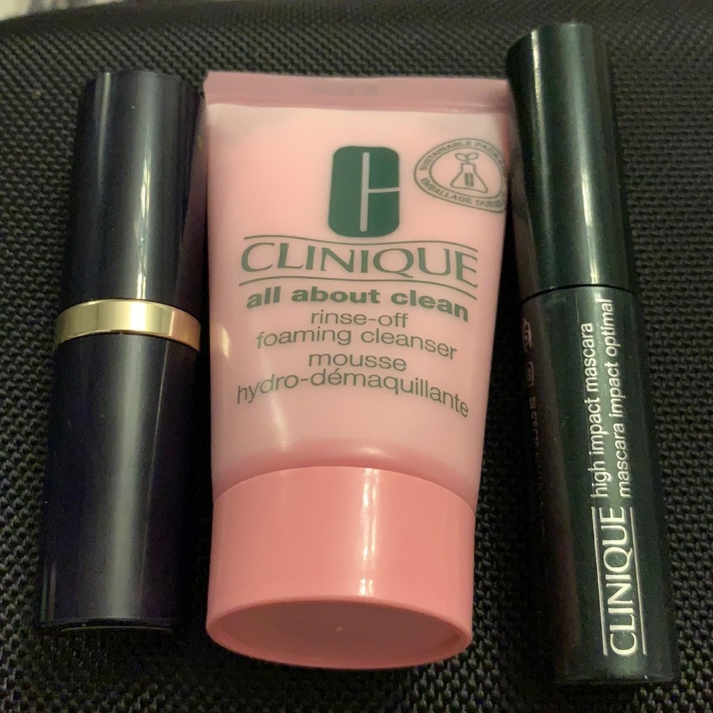 3 samples from Clinique and Estée Lauder.